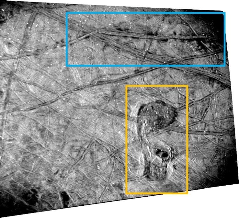 Europa Surface NASA Juno SRU annotated