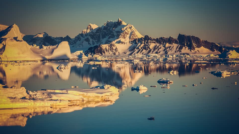 Sea ice around Rothera Point on the island of Adelaide, west of the Antarctic Peninsula.  - Steve Gibbs/BAS