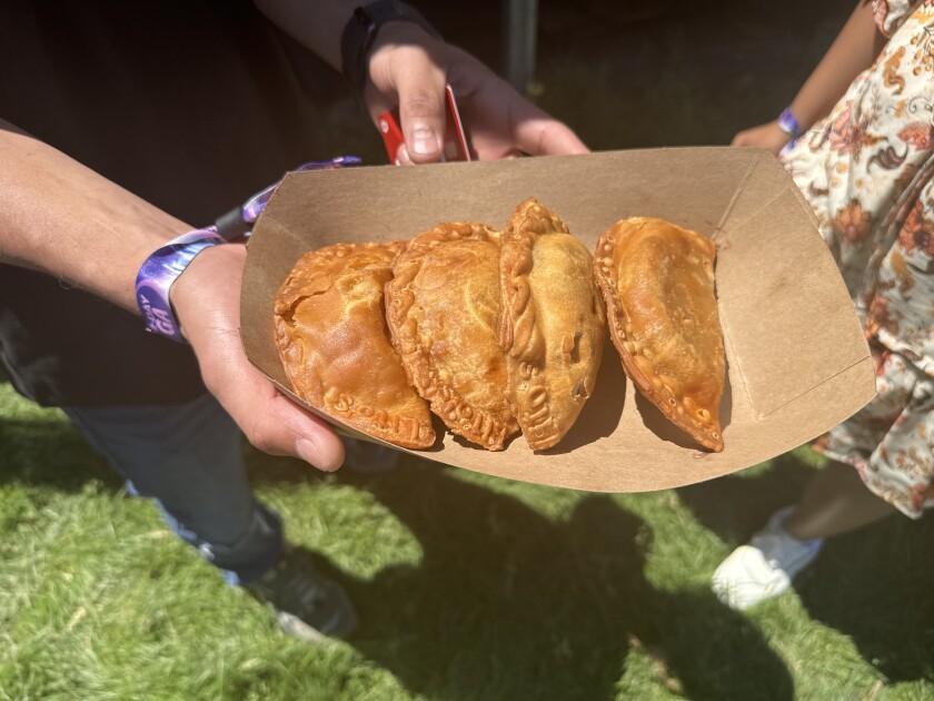 Empanadas at the Sueños Music Festival 