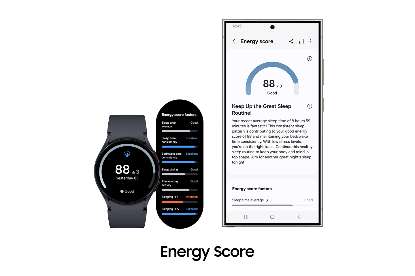 One UI 6 Watch, new beta feature, Energy Score