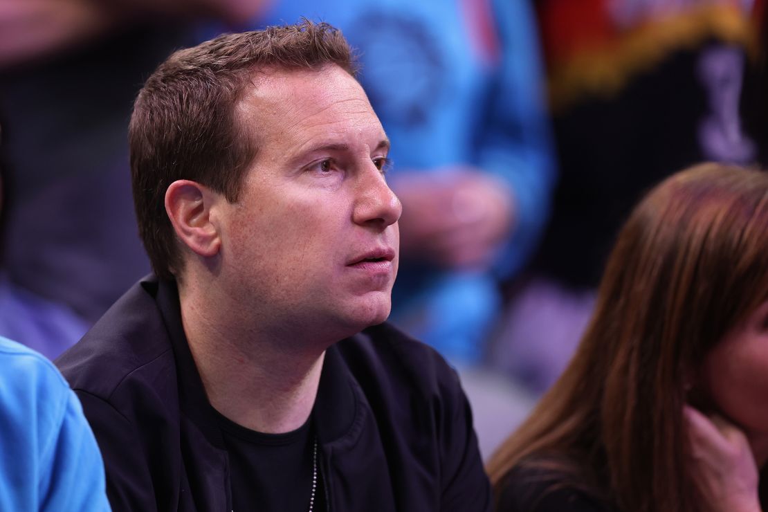 Phoenix Suns owner Mat Ishbia watches the first half of the NBA game against the Oklahoma City Thunder at Footprint Center on March 8, 2023 in Phoenix, Arizona.