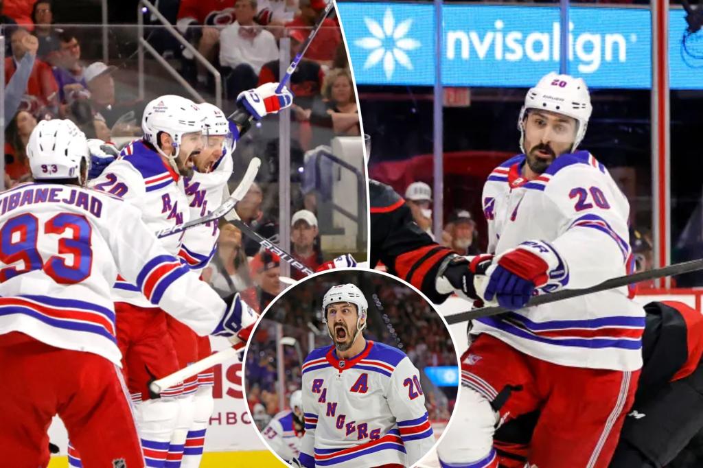 Chris Kreider adds another notable playoff moment to Rangers' storied career