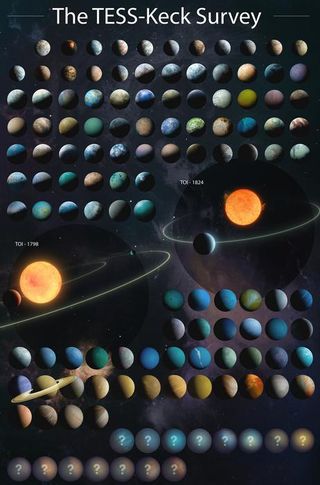 A larger version of the image at top, showing tons of planet illustrations in a grid-like pattern.