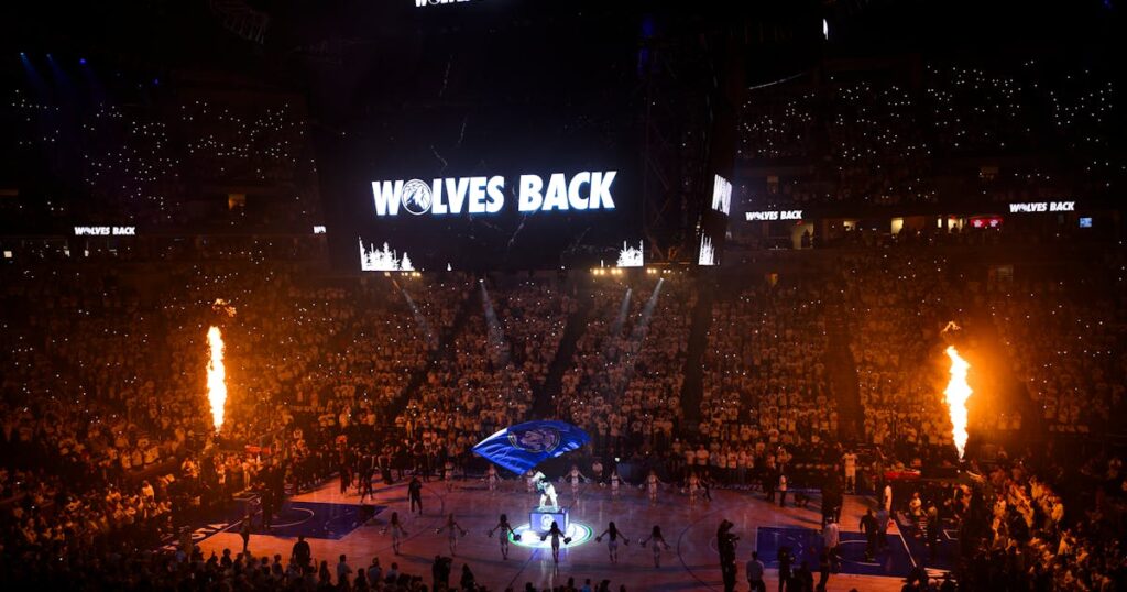 The Timberwolves beat the Nuggets by 45 points and hosted Game 7 on Sunday