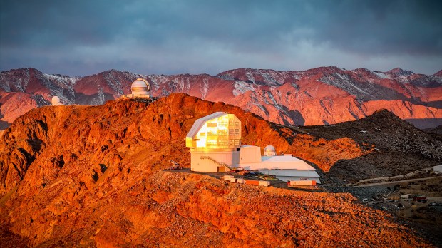 Vera Rubin Observatory on Cerro Pachon in Chile, Monday May 20, 2024. (Olivier Bonin/SLAC National Accelerator Laboratory)