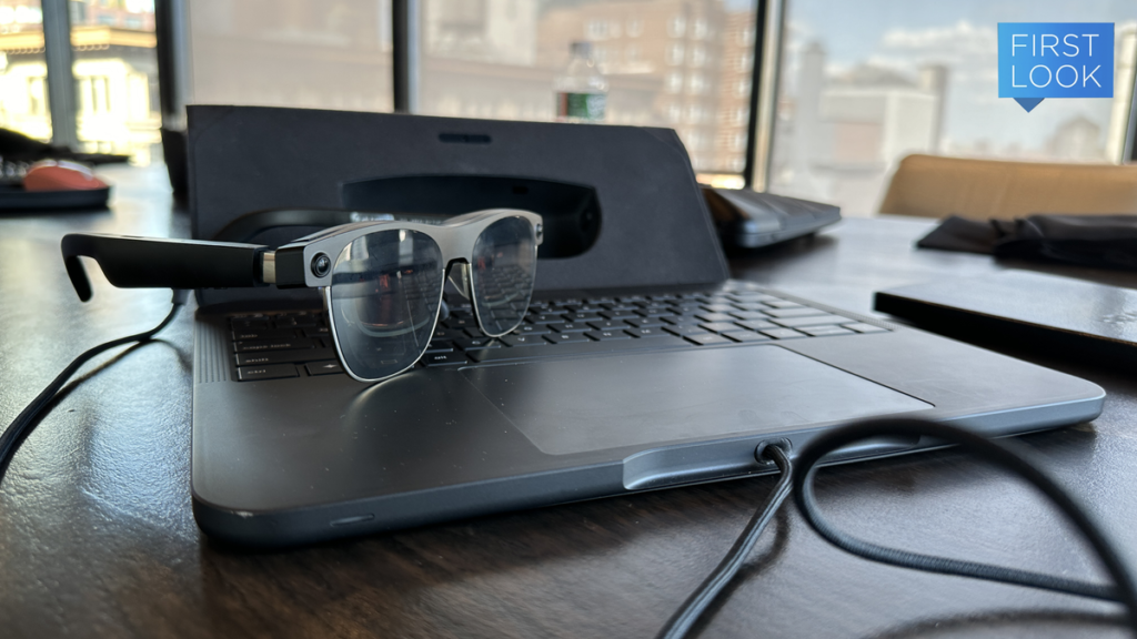 This PC uses AR glasses to create a 100-inch virtual workspace, and yes, it actually works