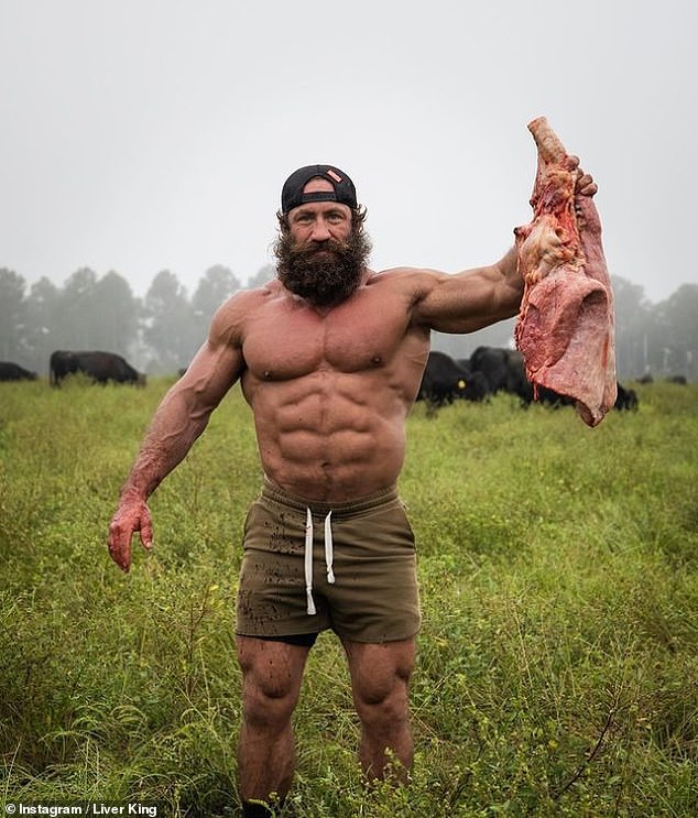 Brian Johnson, better known as Liver King, has built a following on his raw carnivore diet, filled primarily with meat.