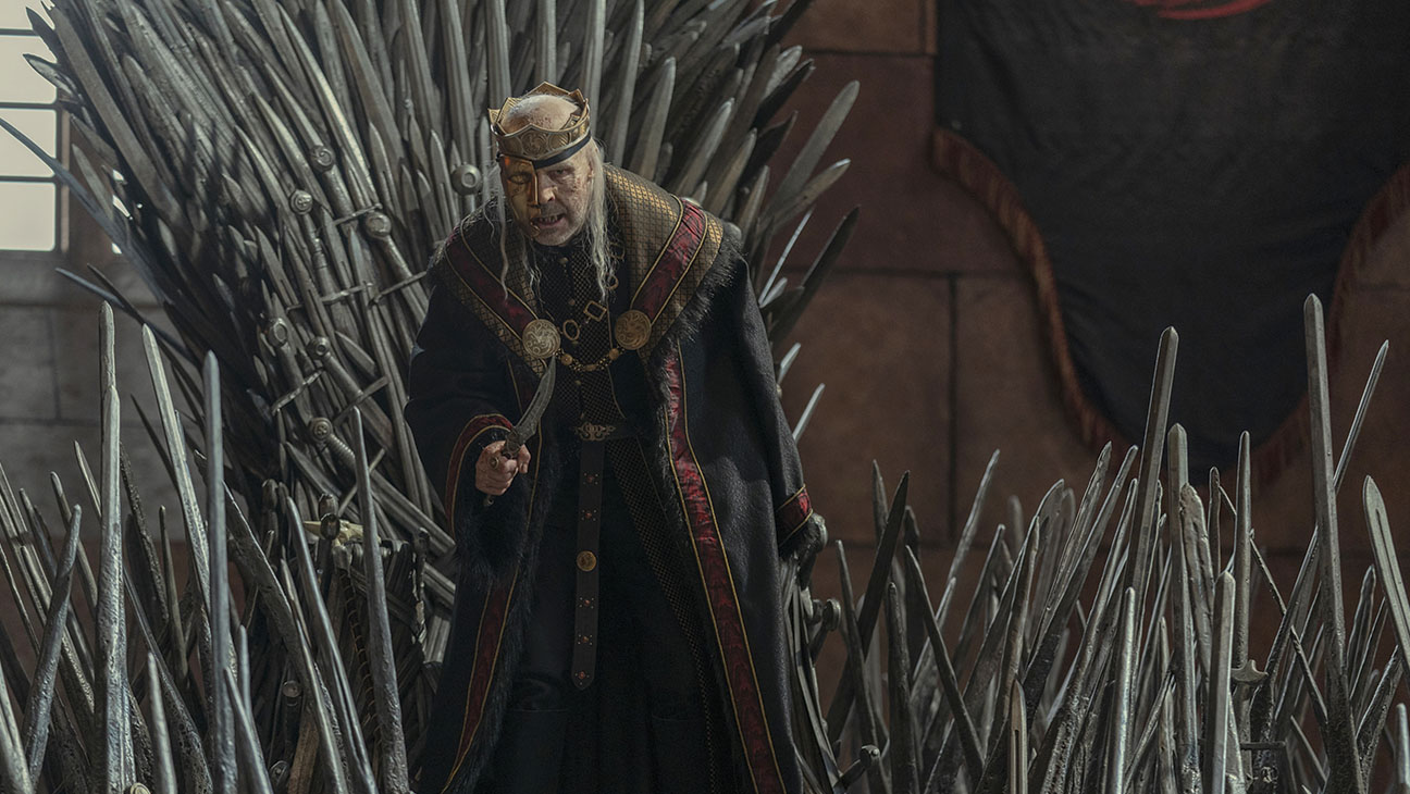 Paddy Considine as King Viserys I Targaryen in HBO's House of the Dragon.