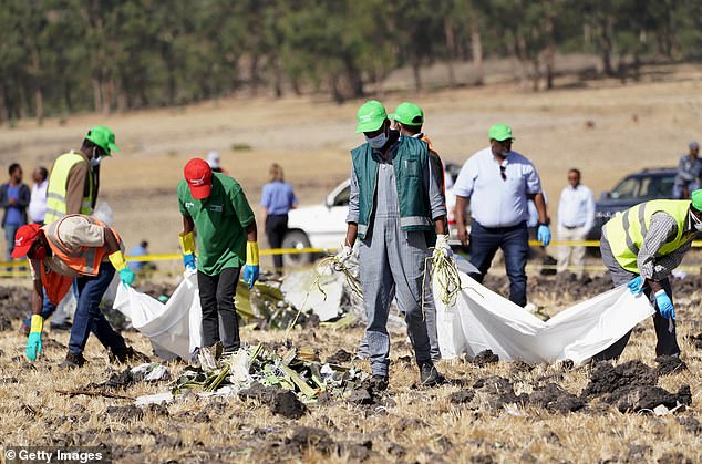 All 157 passengers and crew members died after the Ethiopian Airlines Boeing 737 Max 8 crashed six minutes after takeoff.