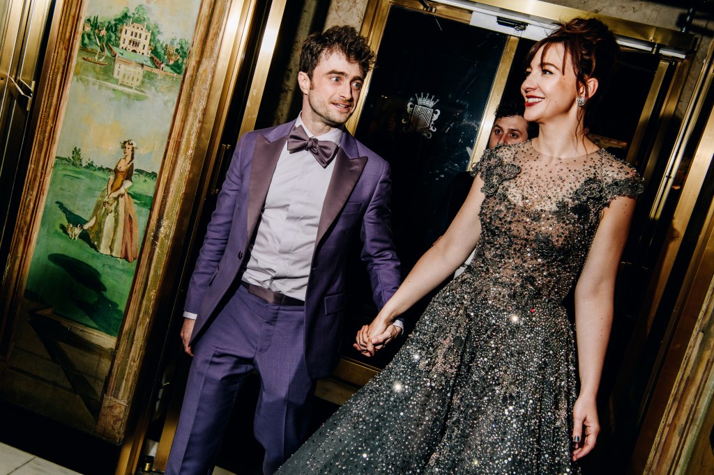 Daniel Radcliffe and Erin Darke at the 13th Annual Tony's Party hosted by Rick Miramontez and John Gore at the Carlyle on June 16, 2024 in New York, New York (Photo by Nina Westervelt/Variety via Getty Images)