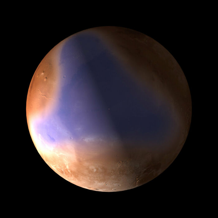 For the first time, frosty water has been spotted near Mars' equator