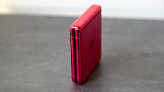 Motorola Razr Plus 2023 seen from the side