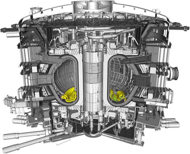 ITER reactor with inverter highlighted