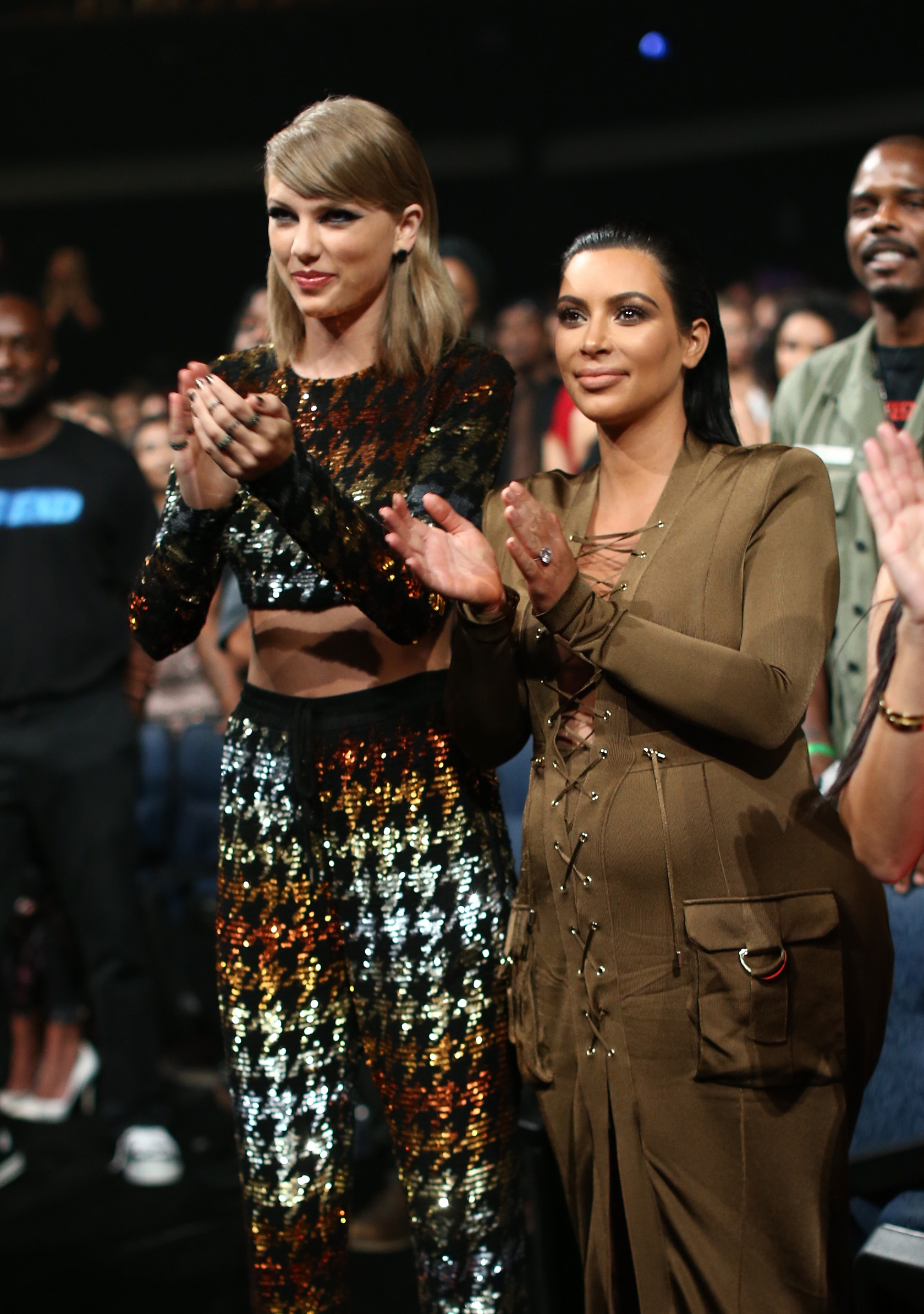 The spat between the megastars began when Kim's ex invaded the stage at the 2009 VMAs.