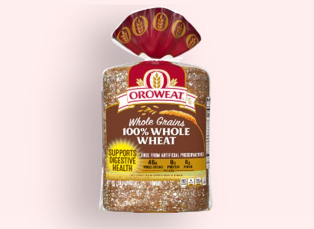 Oroweat 100% whole wheat