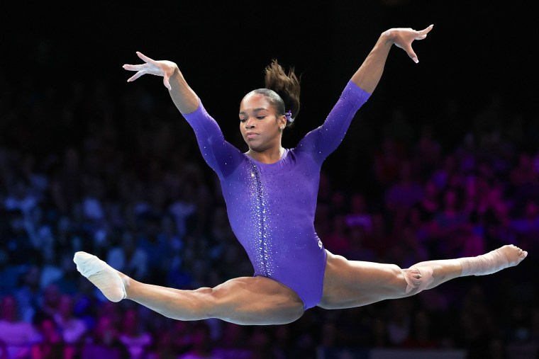 Image: competitive gymnast athlete