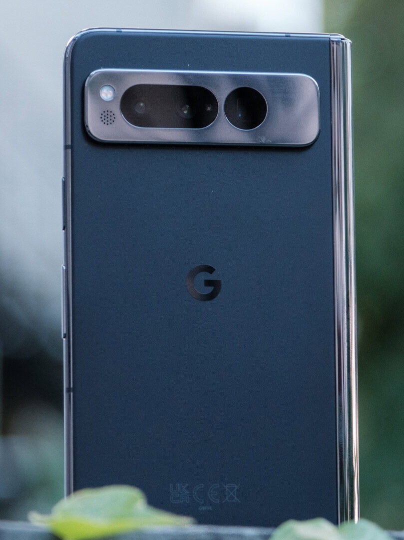 Google Pixel Fold standing