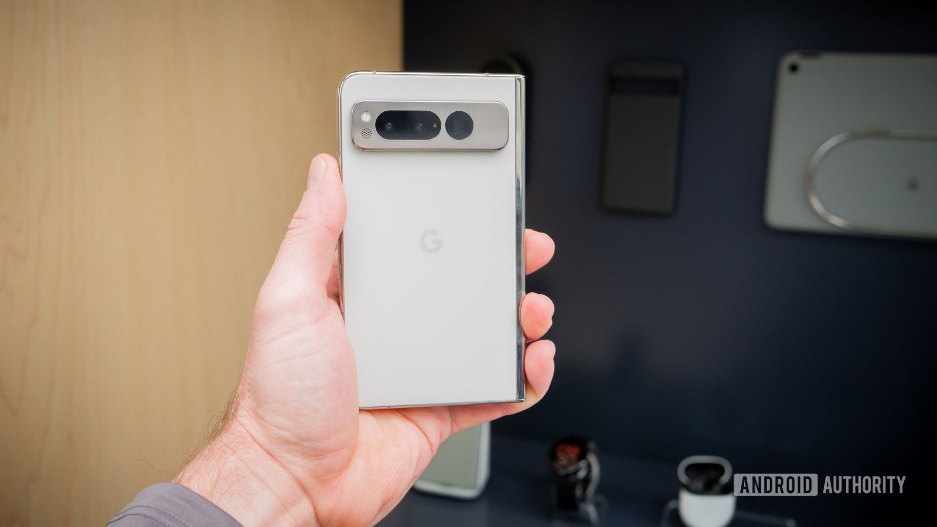 Google Pixel Fold in hand 4 1