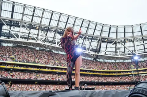 Getty ImagesTaylor Swift in Dublin