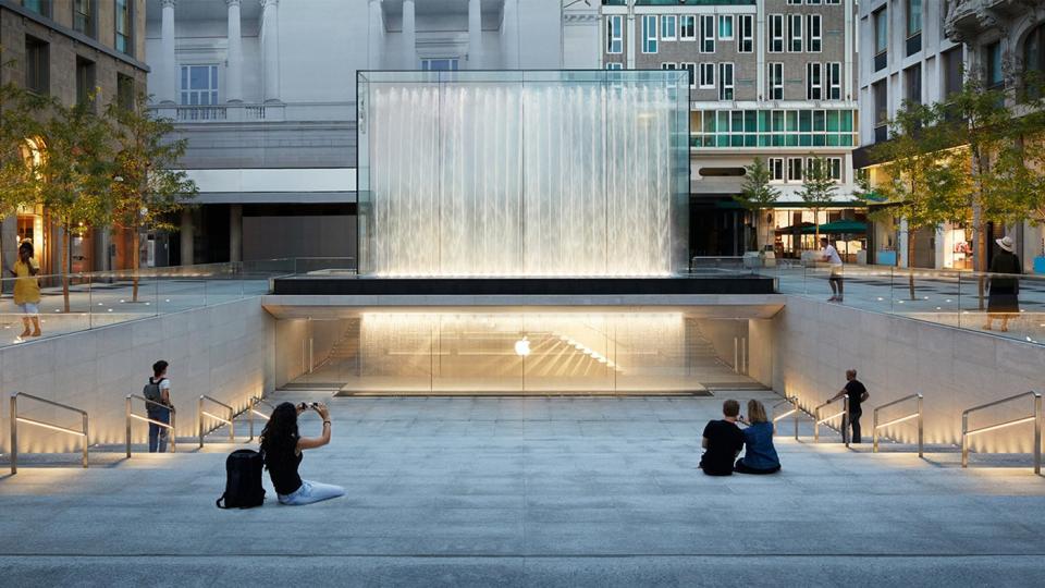 Apple's Piazza Liberty store in Milan, Italy.