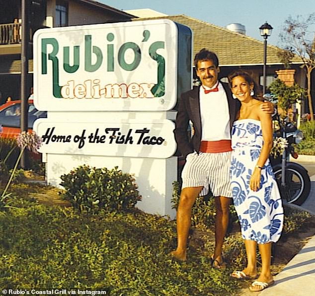 The grand opening of the third Rubio's store in the Pacific Beach neighborhood of San Diego, California in 1986.