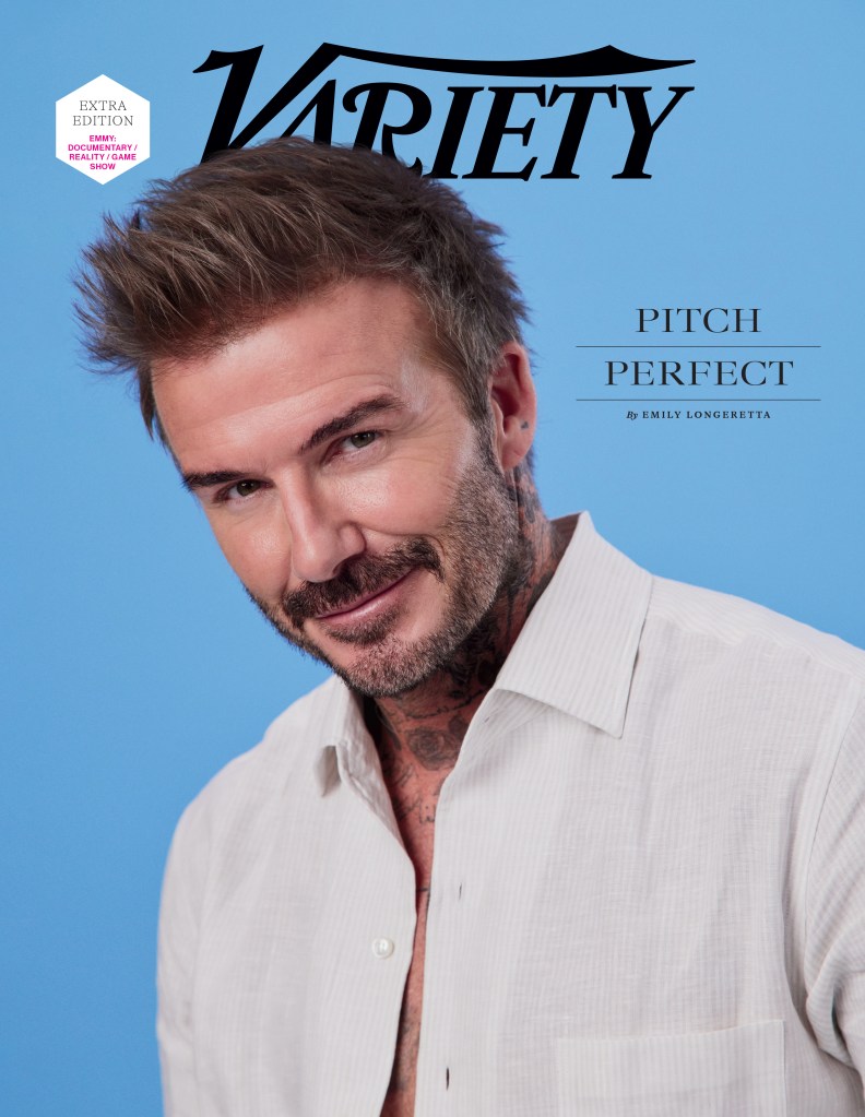 David Beckham Variety Emmy Extra Edition