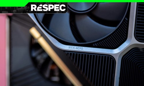 The RTX 4070 placed on another GPU.