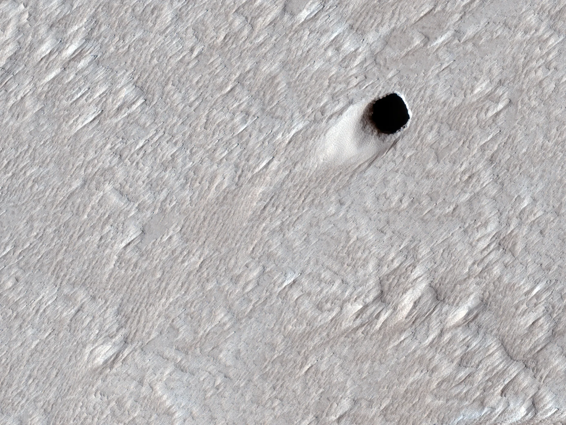 For the first time, frosty water has been spotted near Mars' equator