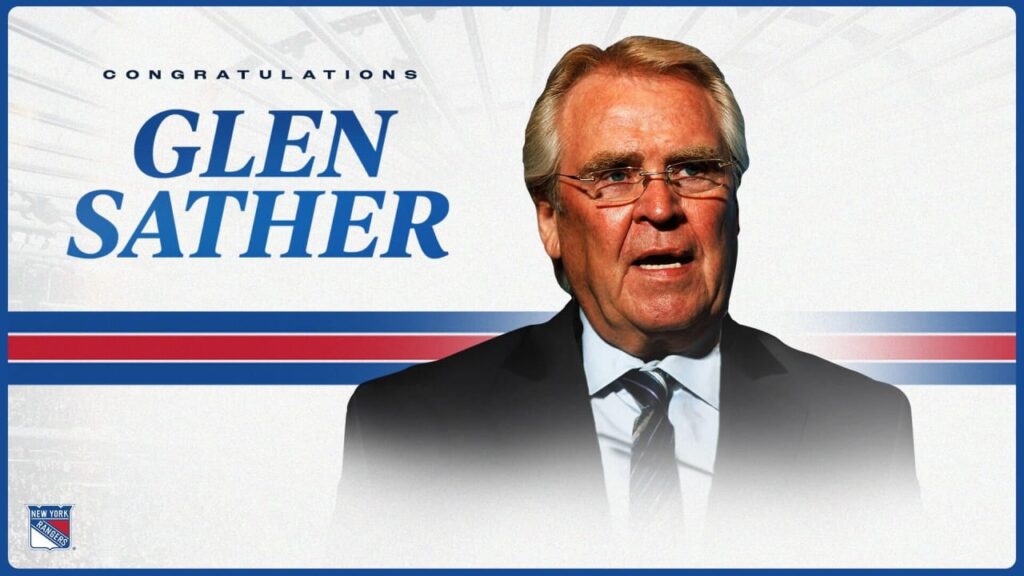 Glen Sather announces his retirement |  New York Rangers