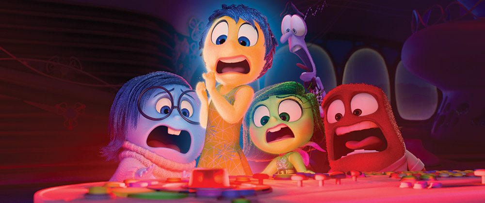 Amy Poehler stars as Joy (second from left) in Inside Out 2, which hits theaters June 14.