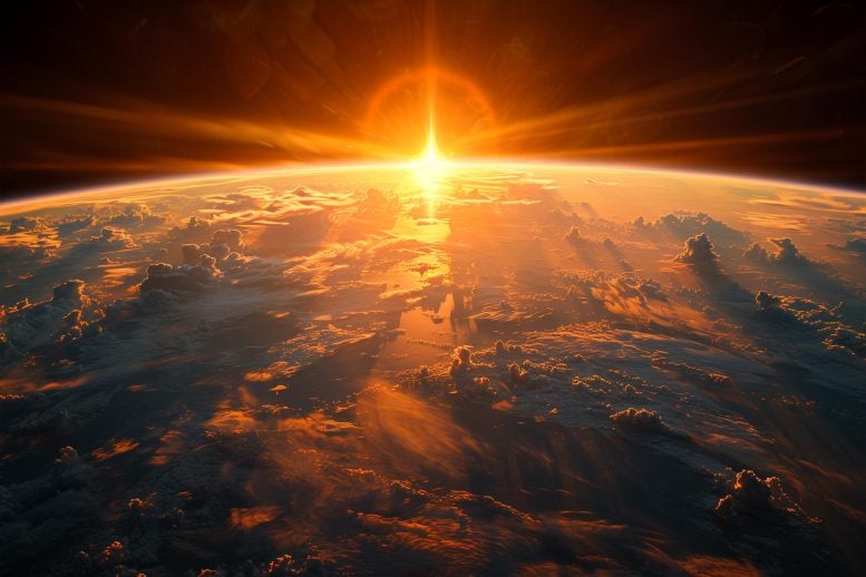 Sunny Earth Atmosphere Art