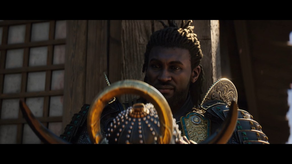 Yasuke (TBA) dons his costume in Assassin's Creed Shadows (2024), Ubisoft