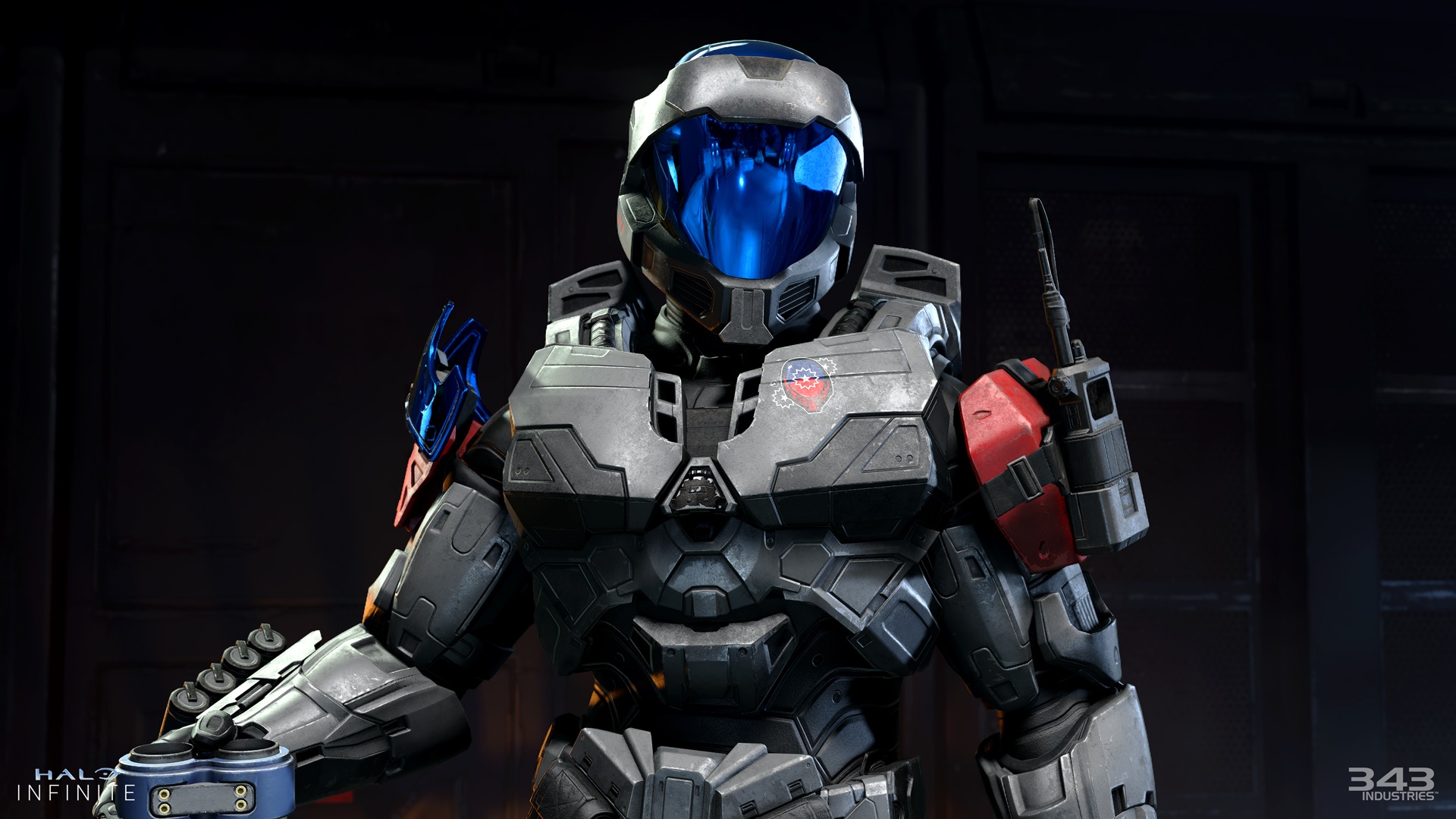 Halo Infinite image of a Spartan wearing the Juneteenth 2024 emblem