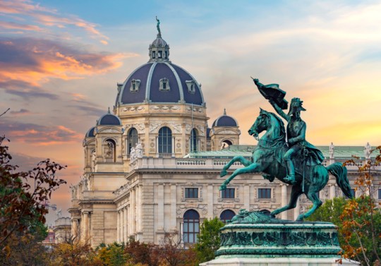 Statue of Archduke Charles on Heldenplatz Square, Vienna, Austria