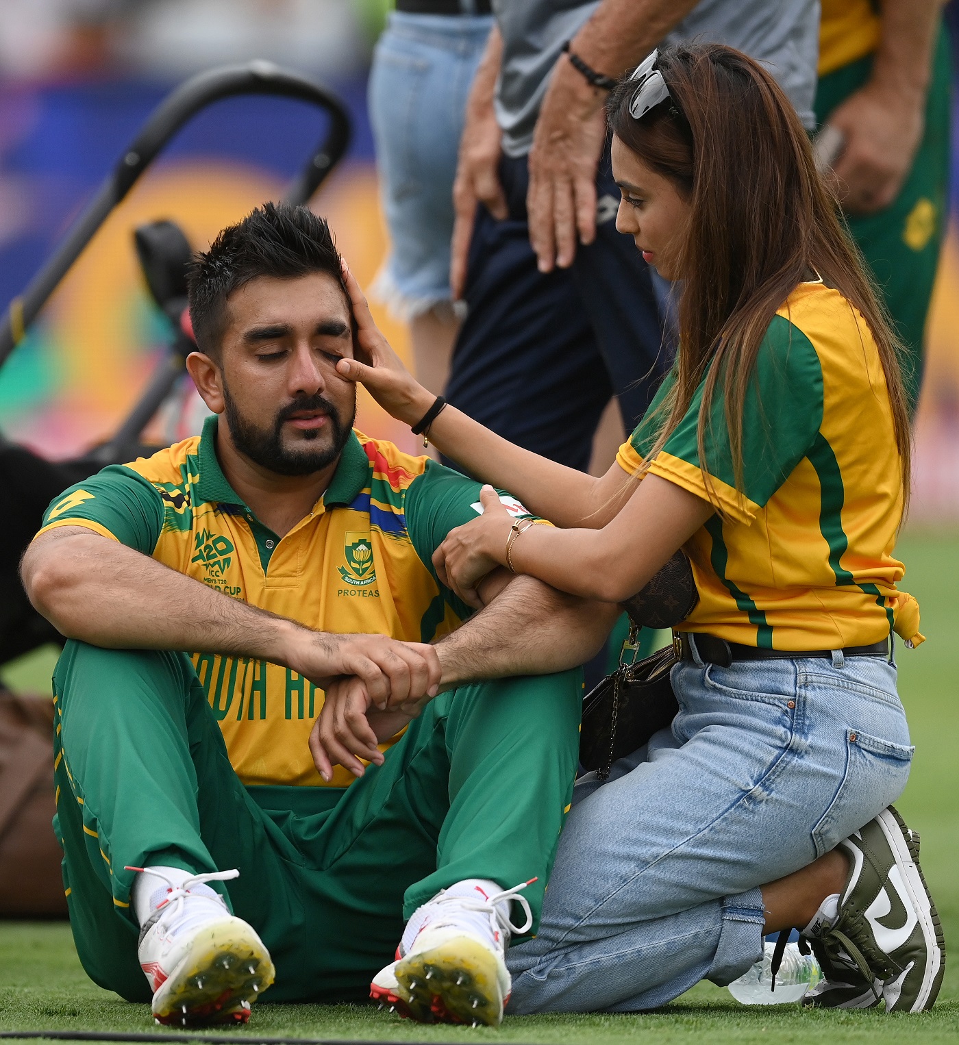 It hurts: South Africa went undefeated throughout the World Cup but couldn't go all the way