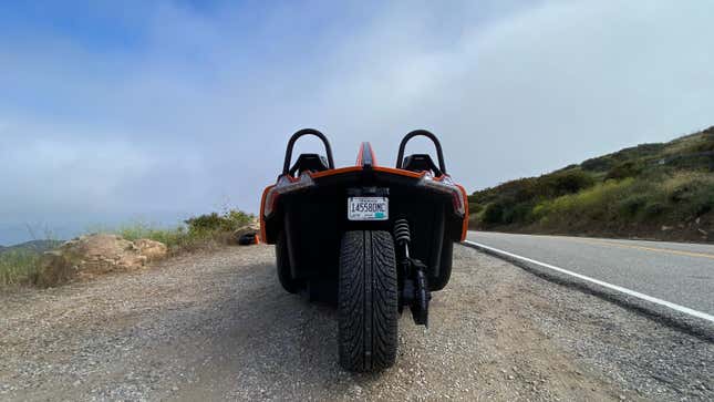 A photo of the back of the Slingshot