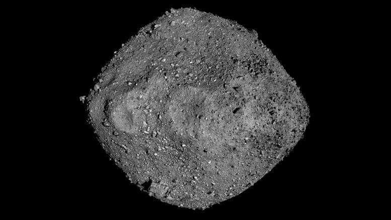 Mosaic of the asteroid Bennu OSIRIS-REx