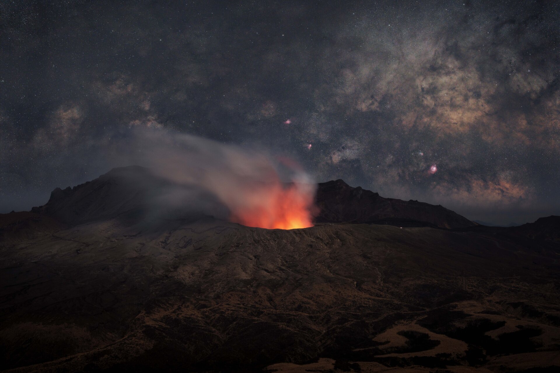 Earth and Milky Way Show