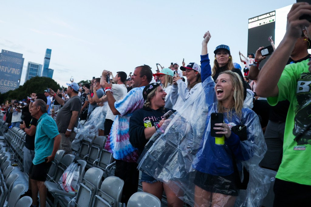 NASCAR Chicago Street Race averages nearly 3.9 million viewers, but is down from last year after two-hour rain delay