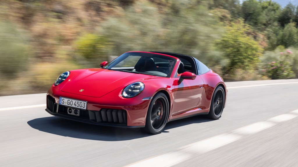 The Porsche 911 Targa 4 GTS hybrid.