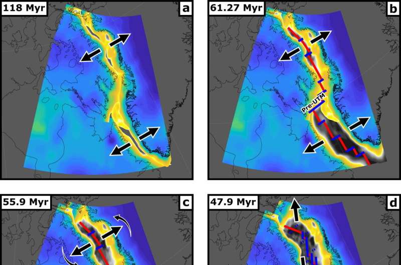 New partially rifted microcontinent identified between Greenland and Canada