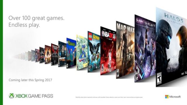 When Game Pass first launched in 2017, it focused on legacy games, not titles that launched on day one.