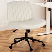 Product Image of EDX Armless Office Chair Cross Leg Chair with Casters