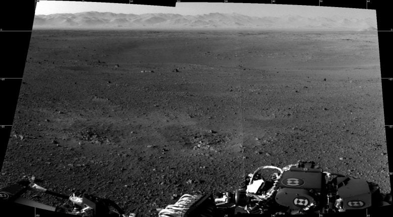 The first two full-resolution images of the Martian surface