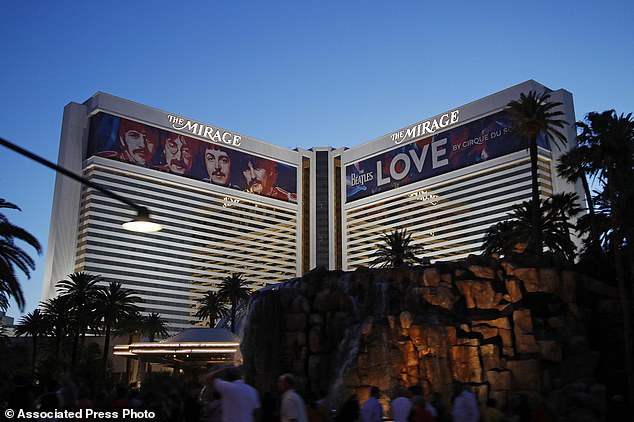 The Mirage Hotel and Casino is seen in Las Vegas, May 3, 2018