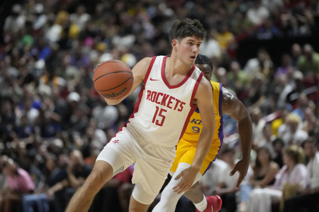 NBA Summer League: First half takeaways: Reed Sheppard, Matas Buzelis lead the way