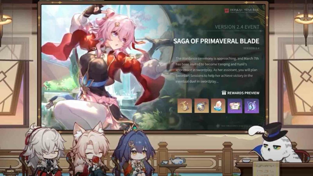 Saga of Primaveral Blade Event Announced During Honkai Star Rail 2.4 Livestream 