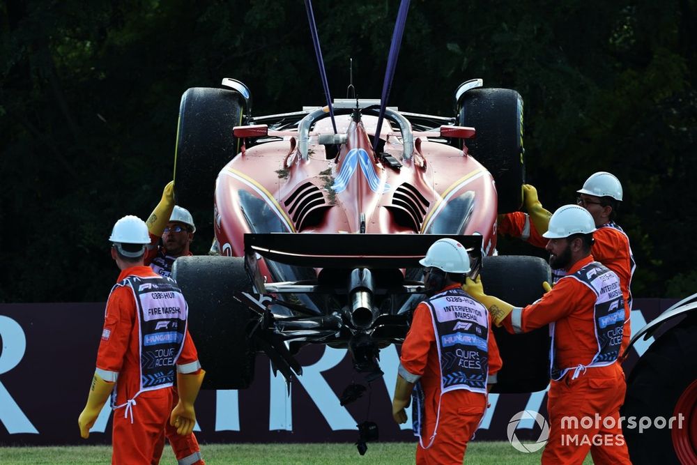 Ferrari's preparations hampered by Leclerc crash in FP2