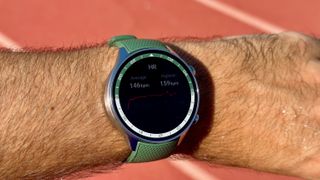 Average and maximum heart rate after running on the OnePlus Watch 2R.