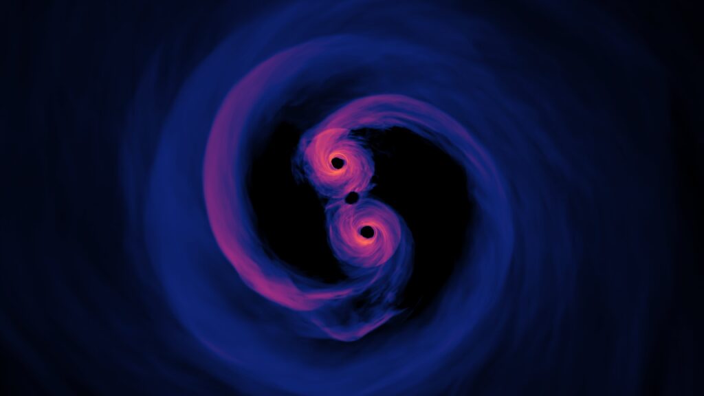 Astrophysicists discover link between supermassive black hole and dark matter by solving the 'final parsec problem'